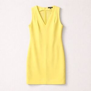 Banana Republic Yellow Sleeveless Shift Dress – Size 2